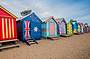 The spectacular & colourful Brighton Beach boxes